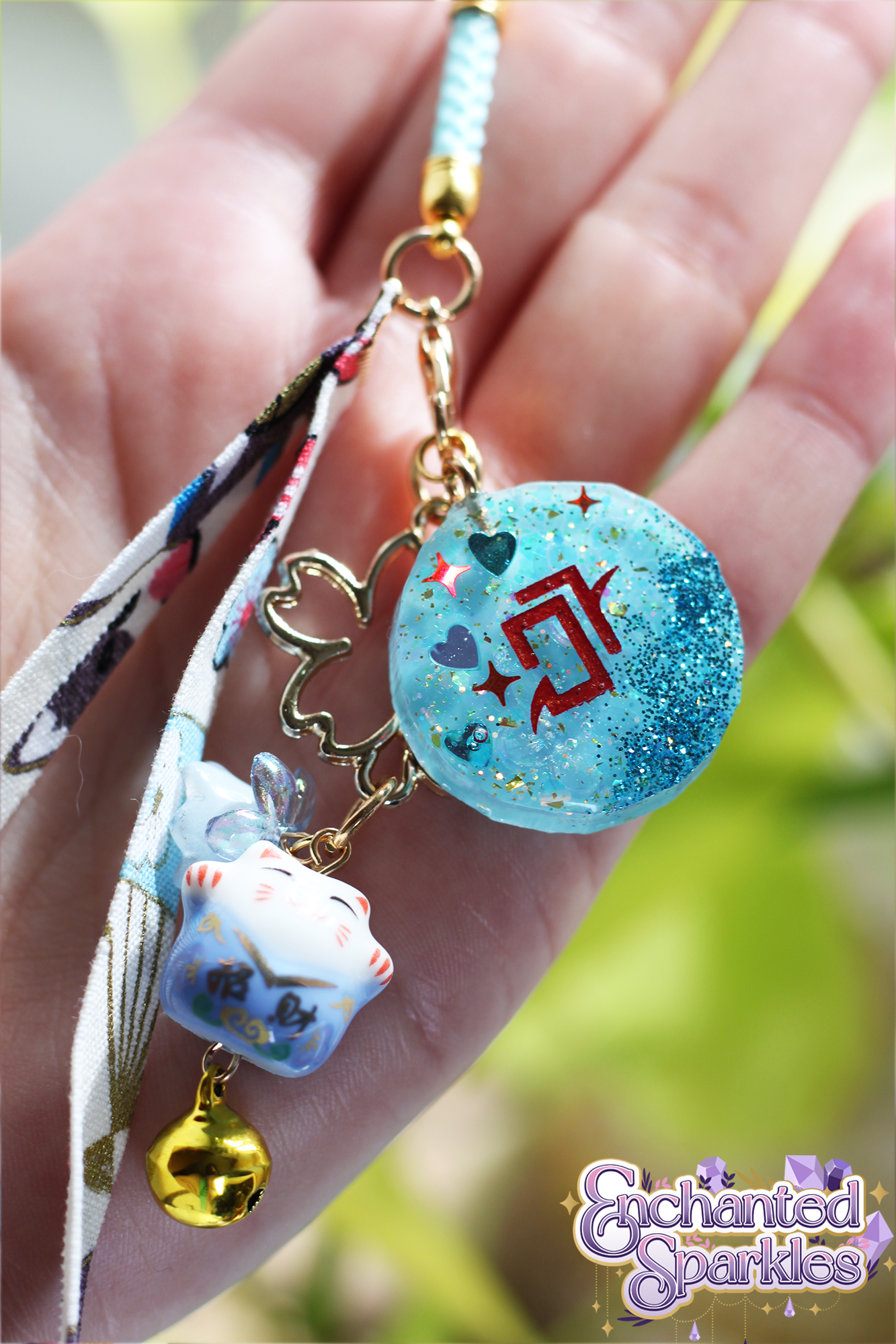 Lucky Cat Blue Strap Final Fantasy XIV