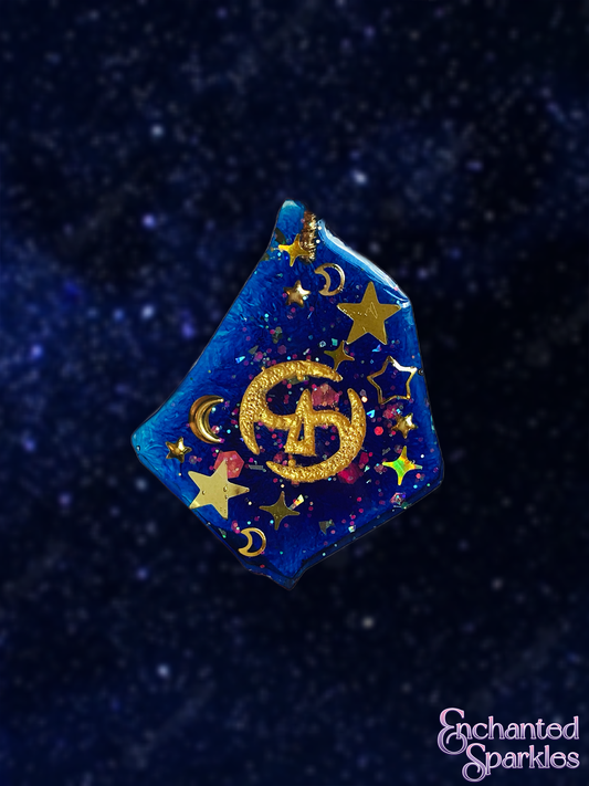 Starry Night FFXIV Jobstone Keychain